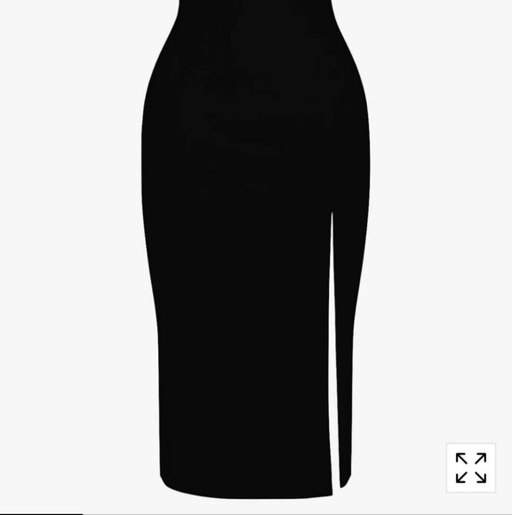 Heiress Beverly Hills Elegant Black Evening Dress. - Picture 3 of 16